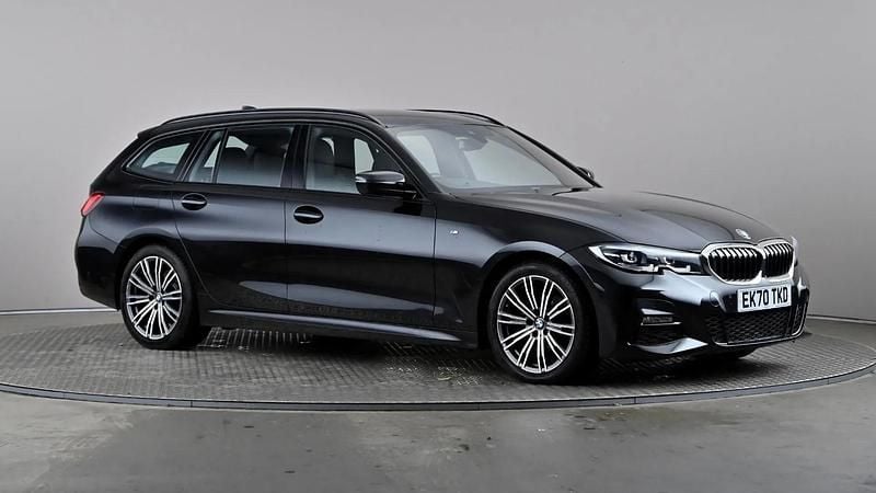 Black Used 2020 BMW 318 M Sport Estate | £20,798 (A bit pricey) - Image 1/3