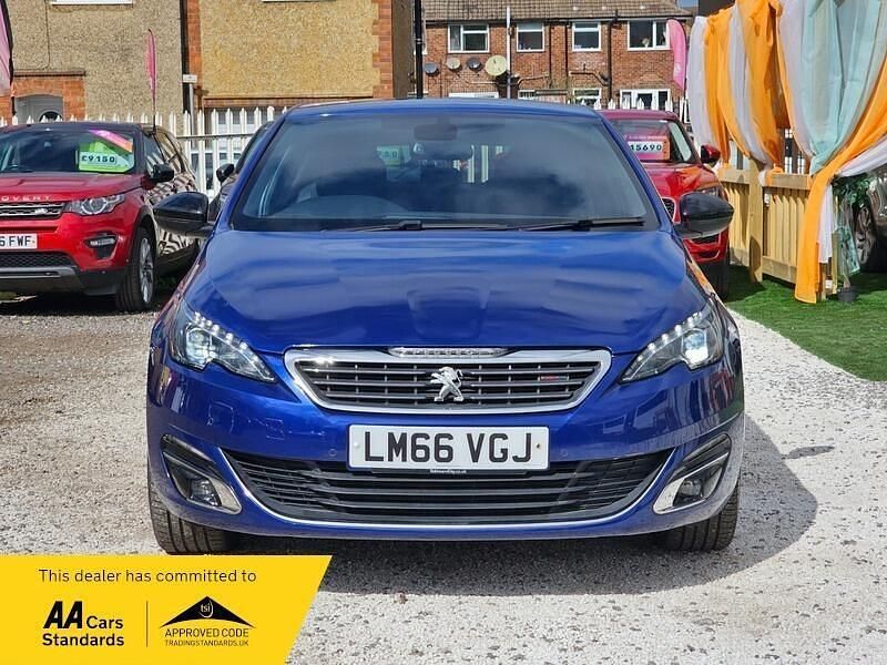 Used Peugeot 308 GT-line 130 HP (95 kW) 2016 Blue Hatchback