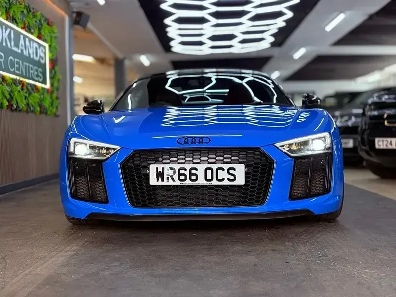 Used Audi R8 Spyder Advanced 540 HP (397 kW) 2016 Blue Cabriolet