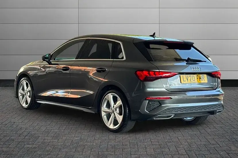 Used Audi A3 S-Line 150 HP (110 kW) 2020 Grey Sedan