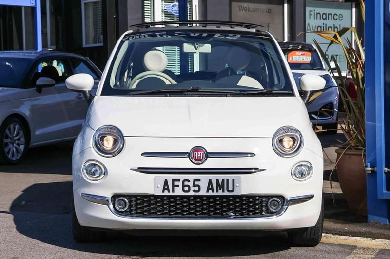 Used Fiat 500 Lounge 69 HP (50 kW) 2015 White Hatchback