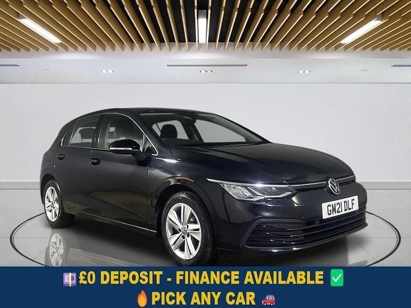 Black Used 2021 VW Golf VIII Life Hatchback | £13,149 (Good price) - Image 1/4