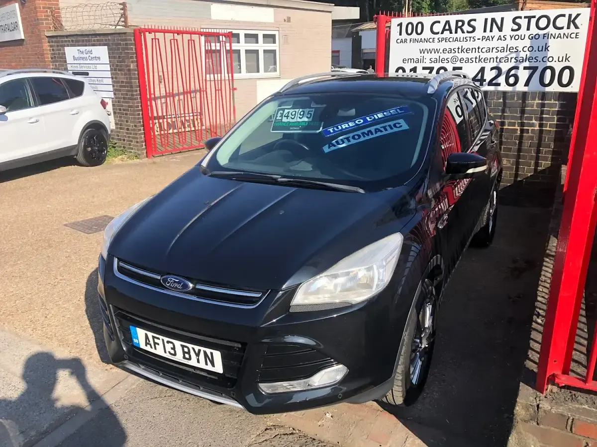 Used Ford Kuga Titanium 163 HP (119 kW) 2013 Black SUV