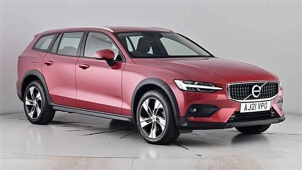 Red Used 2021 Volvo V60 CC Pro Estate | £26,850 (Good price) - Image 1/4