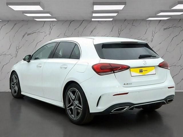 Used Mercedes A200 AMG line 163 HP (119 kW) 2020 White Hatchback