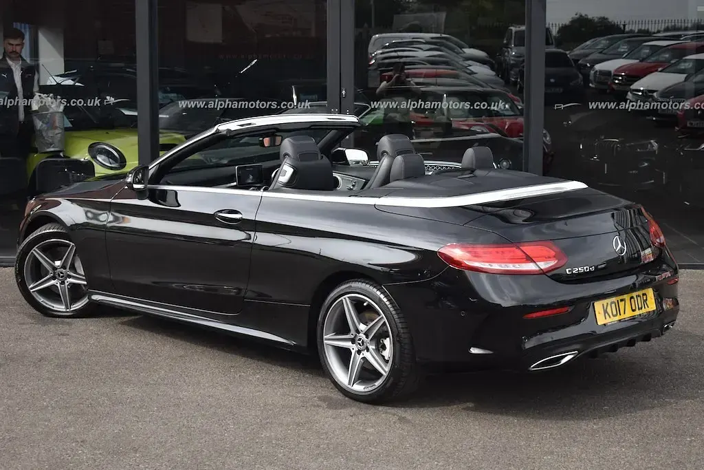 Usado Mercedes C250 AMG line 2017 Preto Cabrios