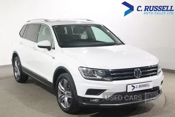 Used VW Tiguan Allspace Match 150 HP (110 kW) 2020 White SUV