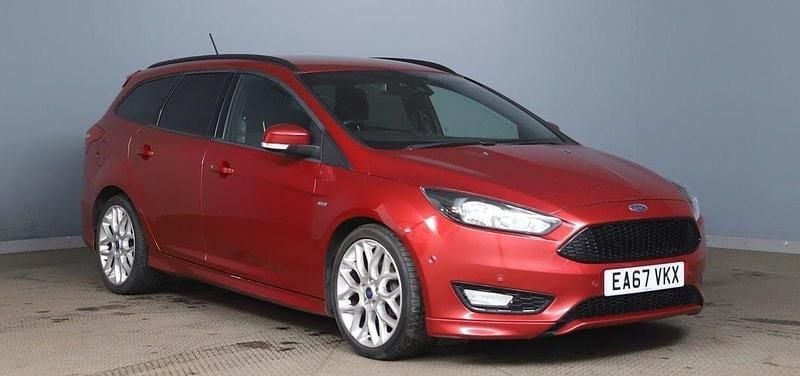 Red Used 2017 Ford Focus ST-Line Estate | £8,990 (Super price) - Image 1/2