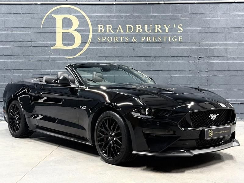 Used Ford Mustang GT Convertible 2018 Black Cabriolet