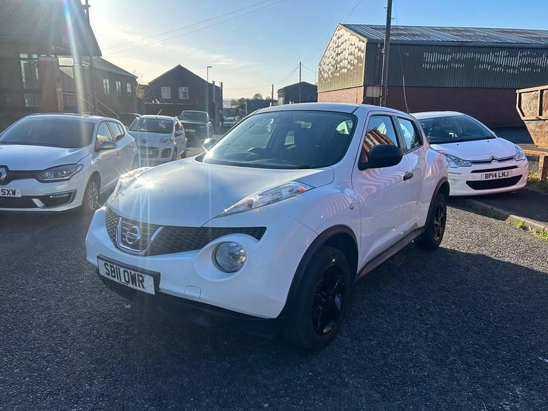 Begagnad Nissan Juke Visia 2011 Vit SUV