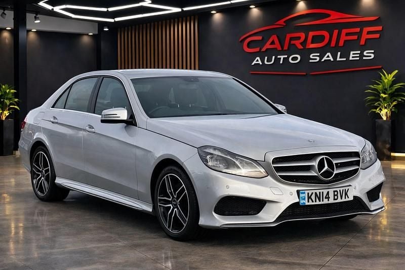Begagnad Mercedes E220 AMG 2014 Silver Sedan