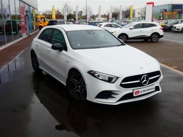 White Used 2022 Mercedes A180 Executive Hatchback | £19,399 (Fair price) - Image 1/4