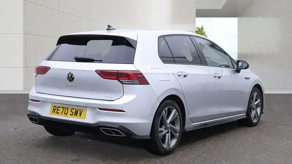 Used VW Golf VII R-line 150 HP (110 kW) 2020 Silver Hatchback