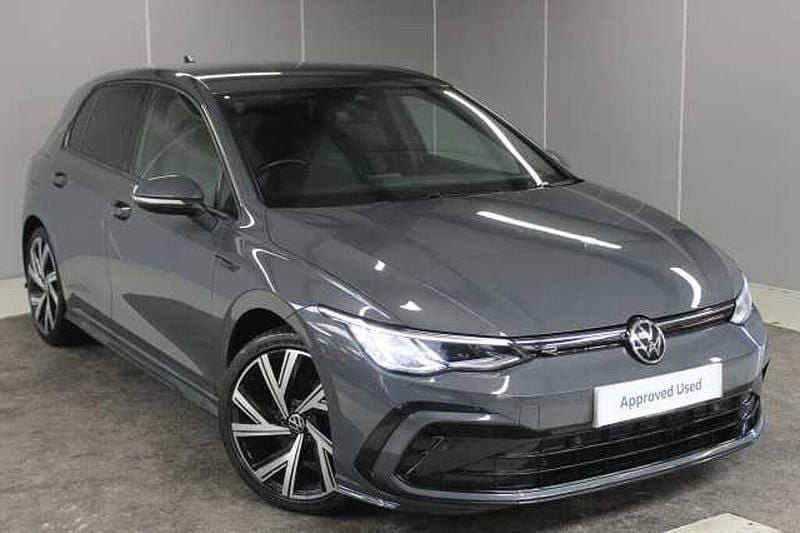 Grey Used 2021 VW Golf VIII R-line Hatchback | £19,695 (Expensive) - Image 1/4