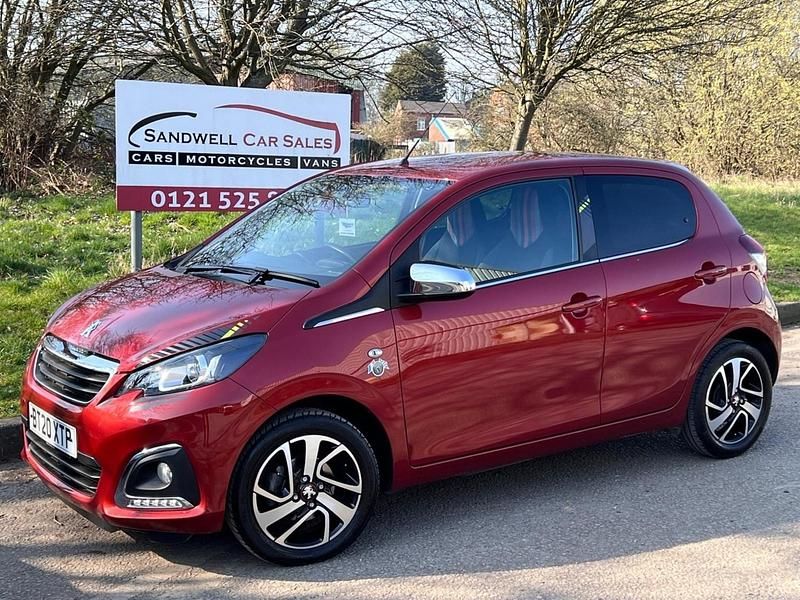 Red Used 2020 Peugeot 108 Active Hatchback | £6,975 (Fair price) - Image 1/4