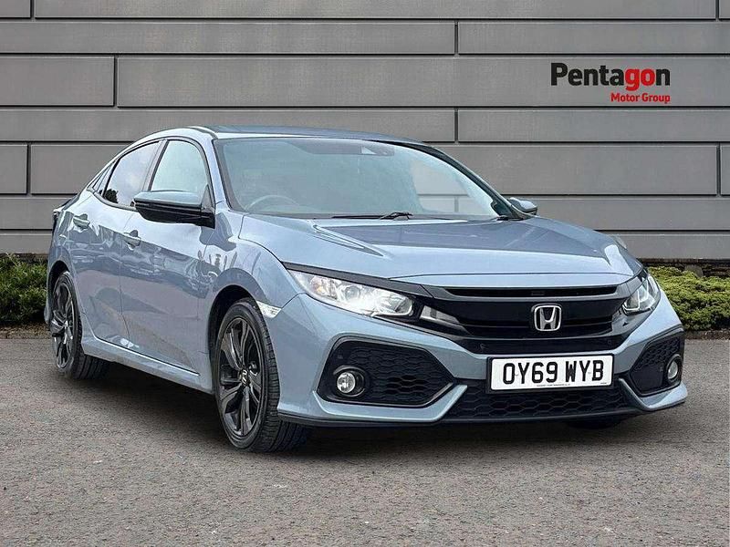 Grey Used 2020 Honda Civic SR Hatchback | £9,390 (Fair price) - Image 1/4