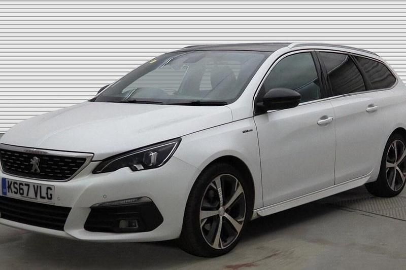 White Used 2018 Peugeot 308 GT-line Estate | £7,250 (Fair price) - Image 1/1