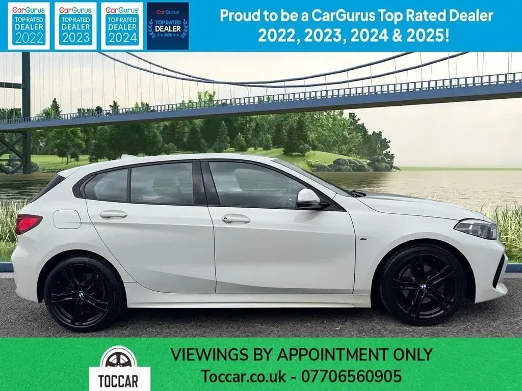 Used BMW 118 M Sport 140 HP (102 kW) 2020 White Hatchback