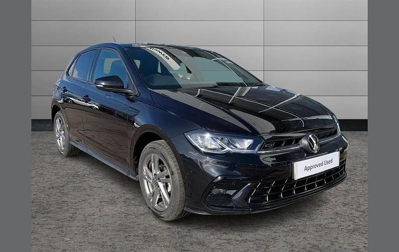 New VW Polo R-line 95 HP (69 kW) 2025 Black Hatchback