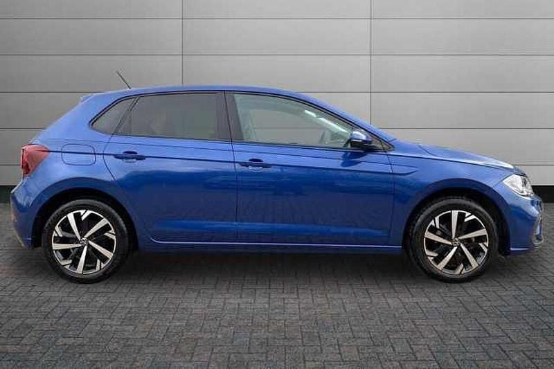 Used VW Polo Match 95 HP (69 kW) 2024 Blue Hatchback