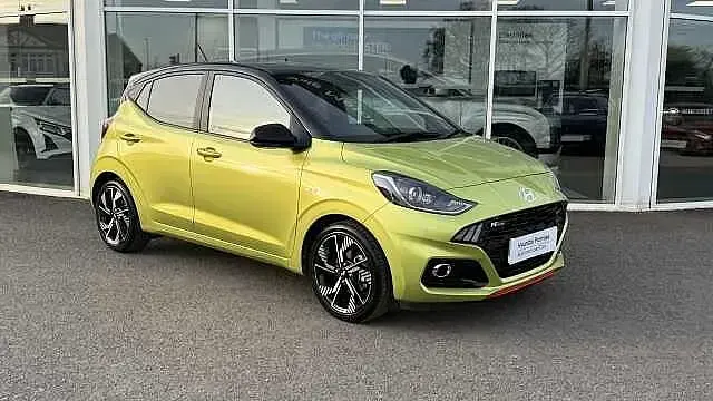 New Hyundai i10 N Line 2025 Yellow Hatchback