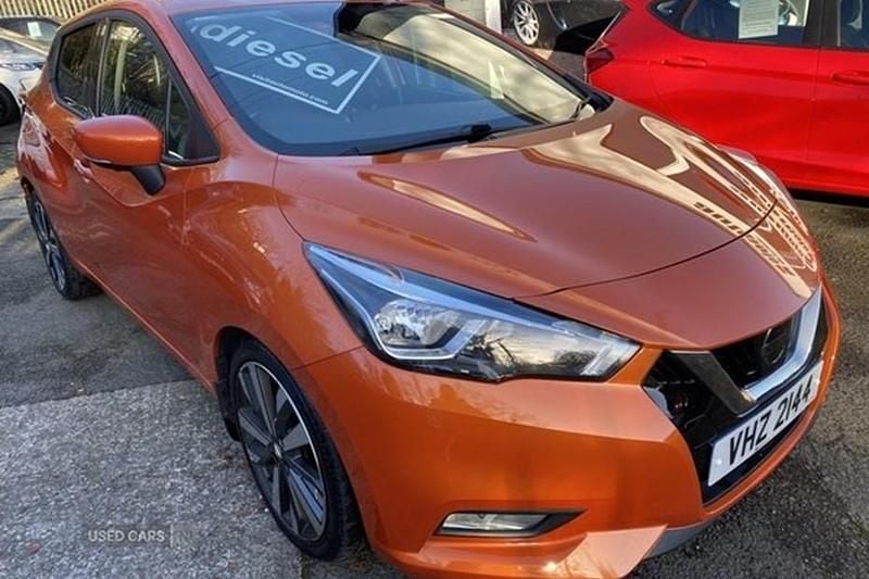Orange Used 2017 Nissan Micra Tekna Hatchback | £7,800 (A bit pricey) - Image 1/1