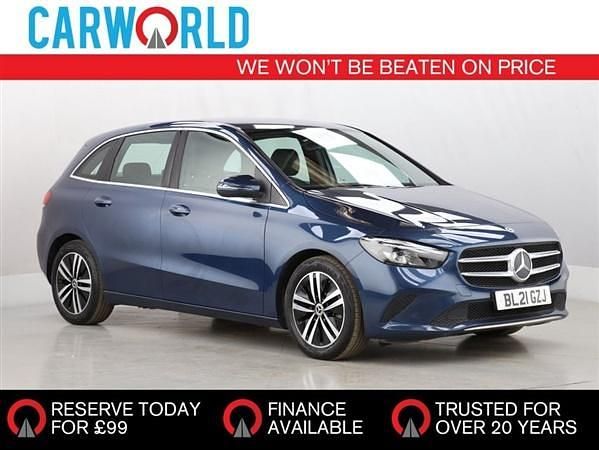 Blue Used 2021 Mercedes B180 MPV | £21,564 (Expensive) - Image 1/3