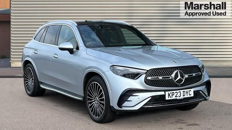Silver Used 2023 Mercedes GLC300 AMG Line Premium SUV | £39,897 (Expensive) - Image 1/4