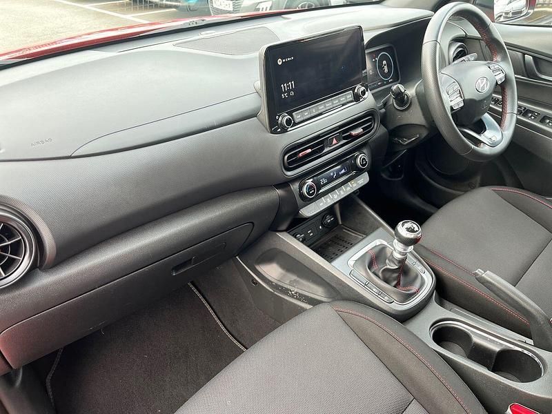 Used Hyundai Kona N Line 120 HP (88 kW) 2021 Red SUV