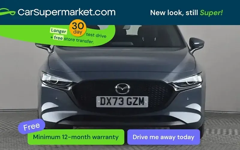 Begagnad Mazda 3 122 HK (89 kW) 2022 Grå Halvkombi
