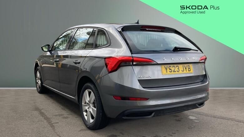 Used Skoda Scala SE 110 HP (80 kW) 2023 Grey Hatchback