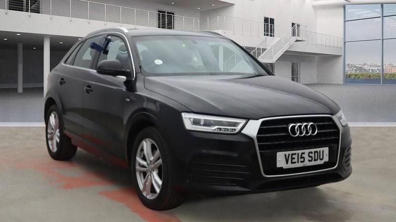 Phantom black Used 2015 Audi Q3 S-Line SUV | £10,475 (Fair price) - Image 1/3