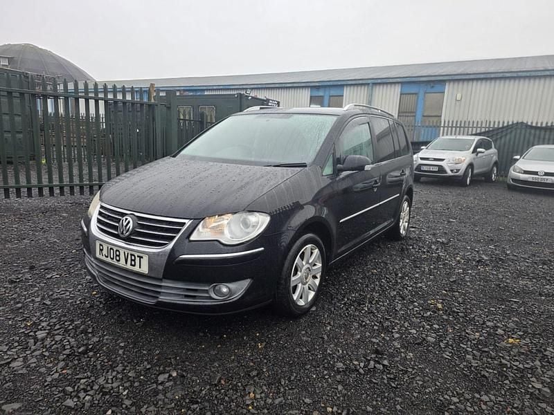 Black Used 2008 VW Touran Sportline MPV | £1,999 (Good price) - Image 1/4