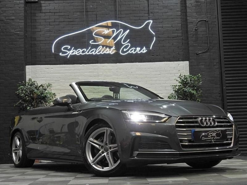 Used Audi A5 Cabriolet S-Line 190 HP (139 kW) 2017 Grey Cabriolet