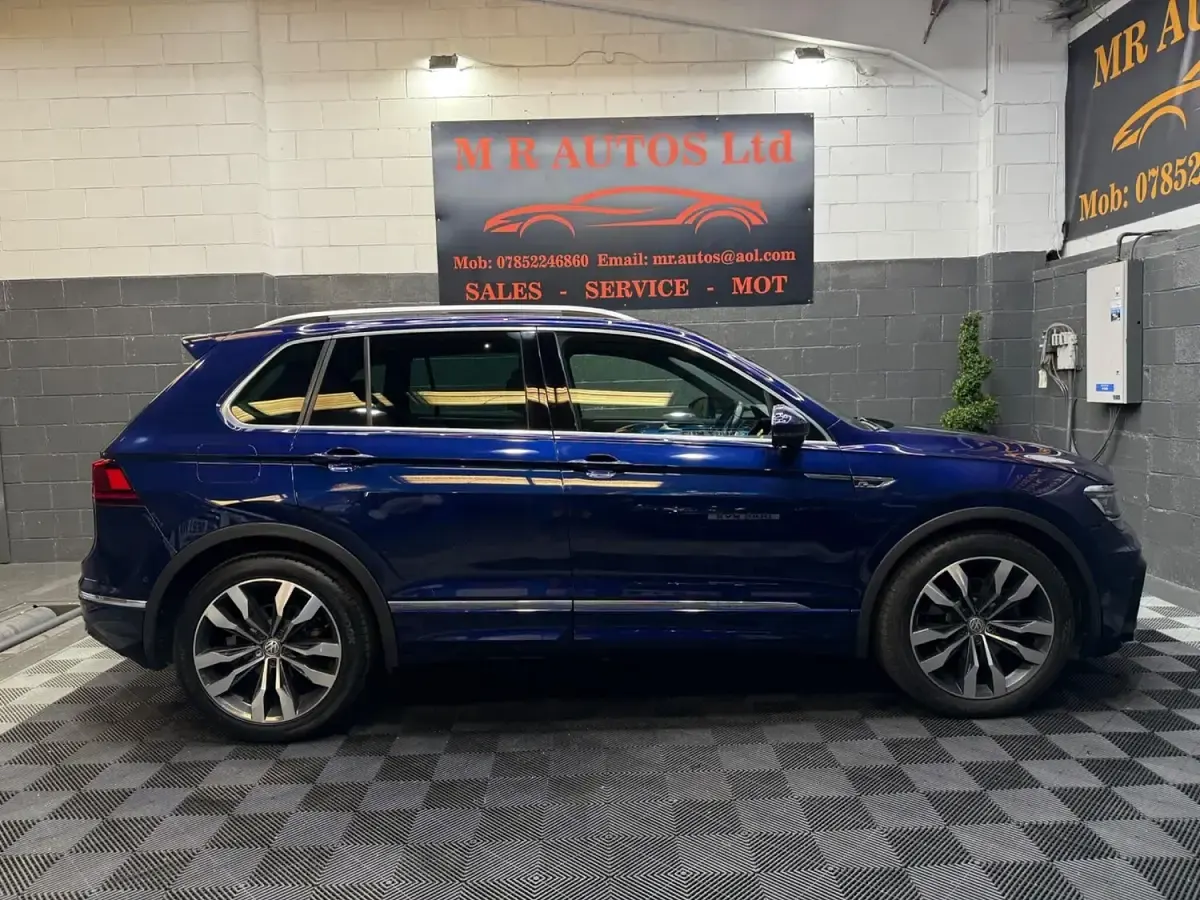 Used VW Tiguan R-line 180 HP (132 kW) 2018 Blue SUV