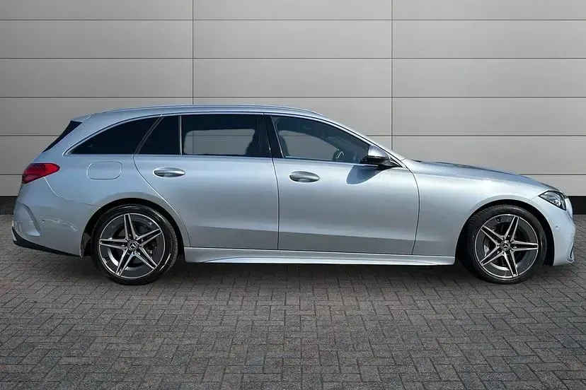 Used Mercedes C300 AMG line 281 HP (206 kW) 2023 High tech silver Estate