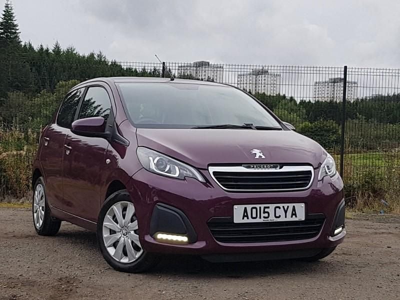 Purple Used 2015 Peugeot 108 Active Hatchback | £4,998 (Fair price) - Image 1/4