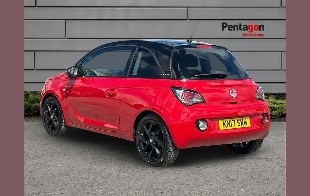 Used Vauxhall Adam 68 HP (50 kW) 2017 Red Hatchback