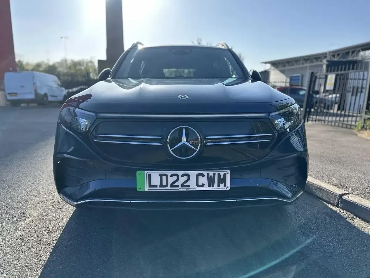 Used Mercedes EQB350 AMG line 214 kW (292 HP) 2022 Blue SUV