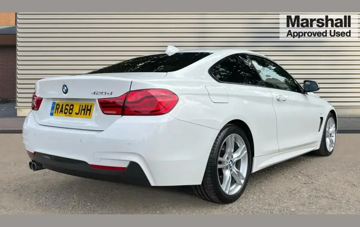 Used BMW 420 Coupé M Sport 190 HP (139 kW) 2018 White Coupe