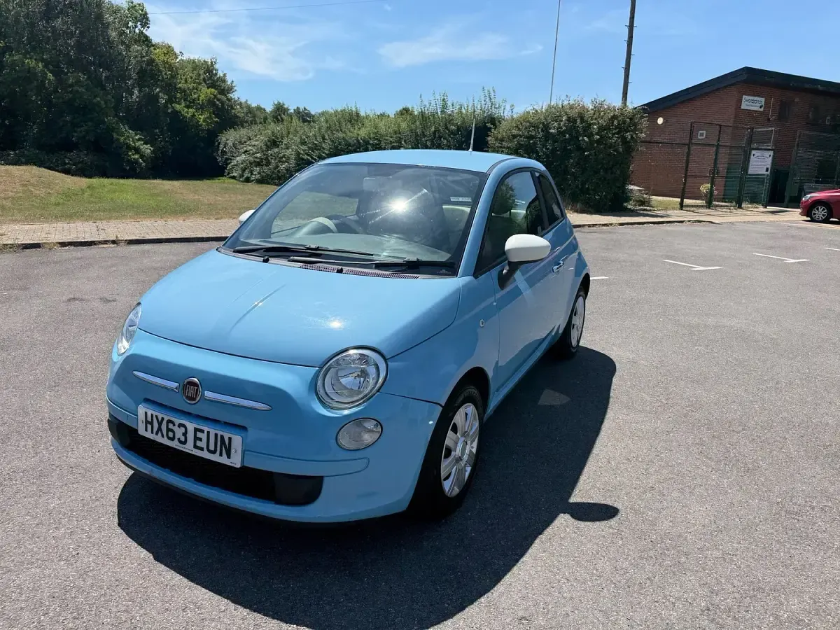 Used Fiat 500 69 HP (50 kW) 2013 Blue Hatchback