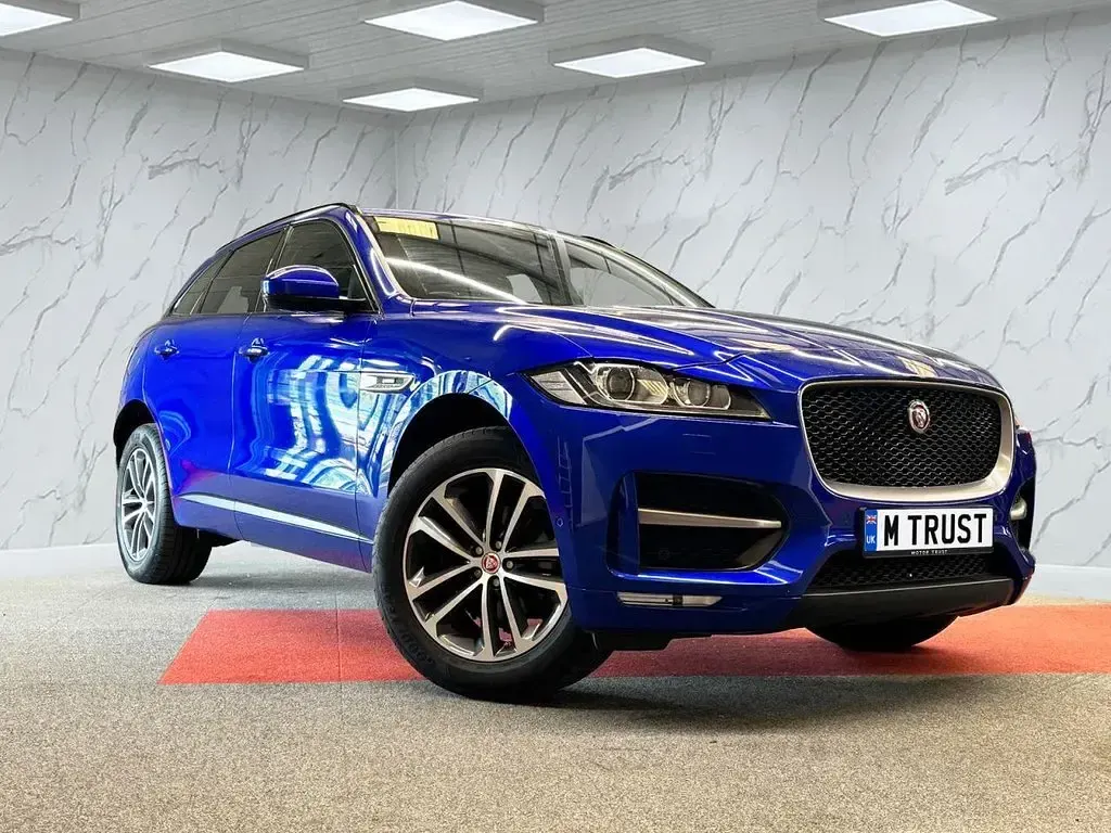 Used Jaguar F-Pace R-Sport 180 HP (132 kW) 2019 Blue SUV