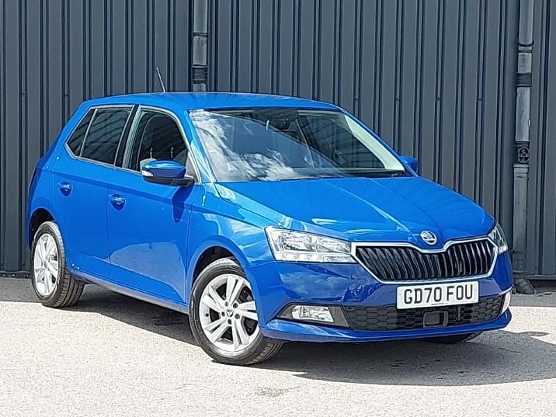 Blue Used 2021 Skoda Fabia SE Hatchback | £11,498 (Fair price) - Image 1/4
