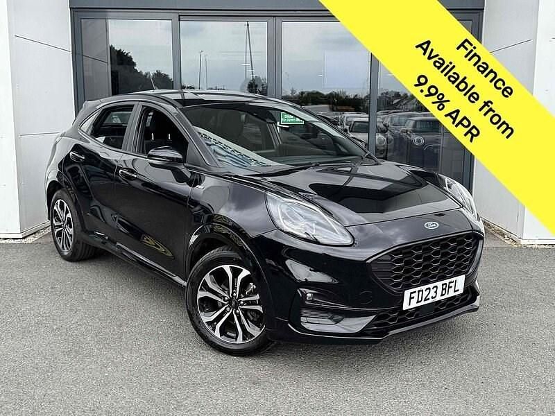 Black Used 2023 Ford Puma ST-Line Hatchback | £11,795 (Fair price) - Image 1/3
