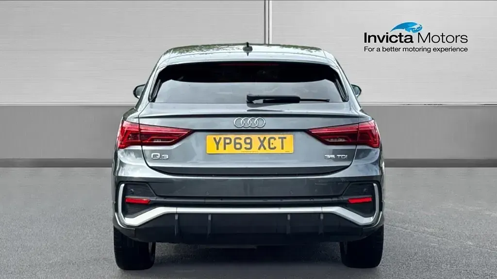Used Audi Q3 S-Line 150 HP (110 kW) 2019 Daytona grey pearl SUV