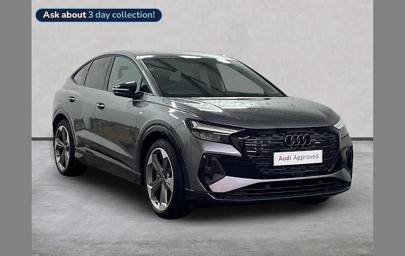Used Audi Q4 Sportback e-tron Black Edition 210 kW (286 HP) 2025 Grey SUV