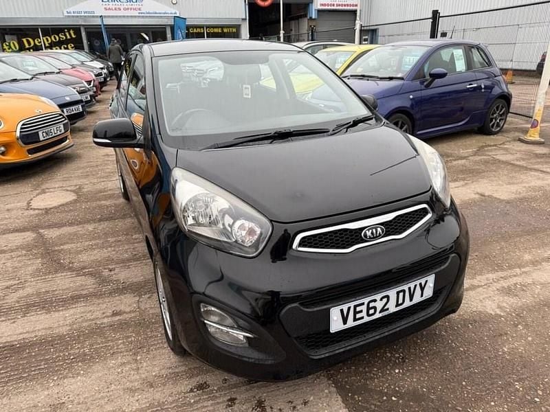 Used Kia Picanto 84 HP (61 kW) 2013 Black Hatchback