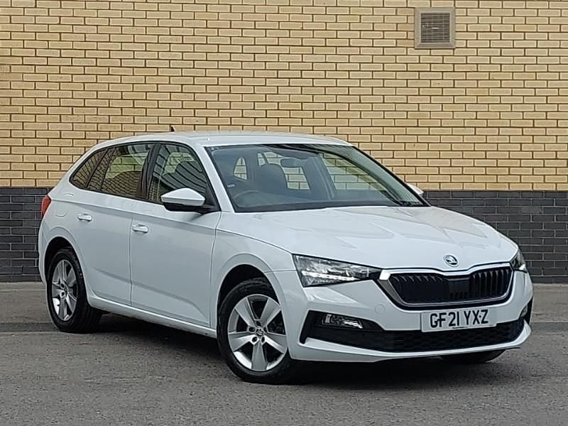 White Used 2021 Skoda Scala SE Hatchback | £11,998 (Fair price) - Image 1/4