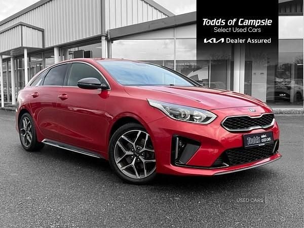 Red Used 2020 Kia ProCeed GT-Line Hatchback | £15,995 (Fair price) - Image 1/4
