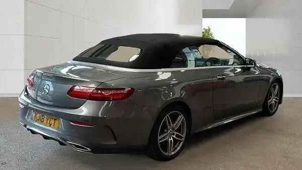 Used Mercedes E220 AMG Line Premium 194 HP (142 kW) 2018 Grey Cabriolet